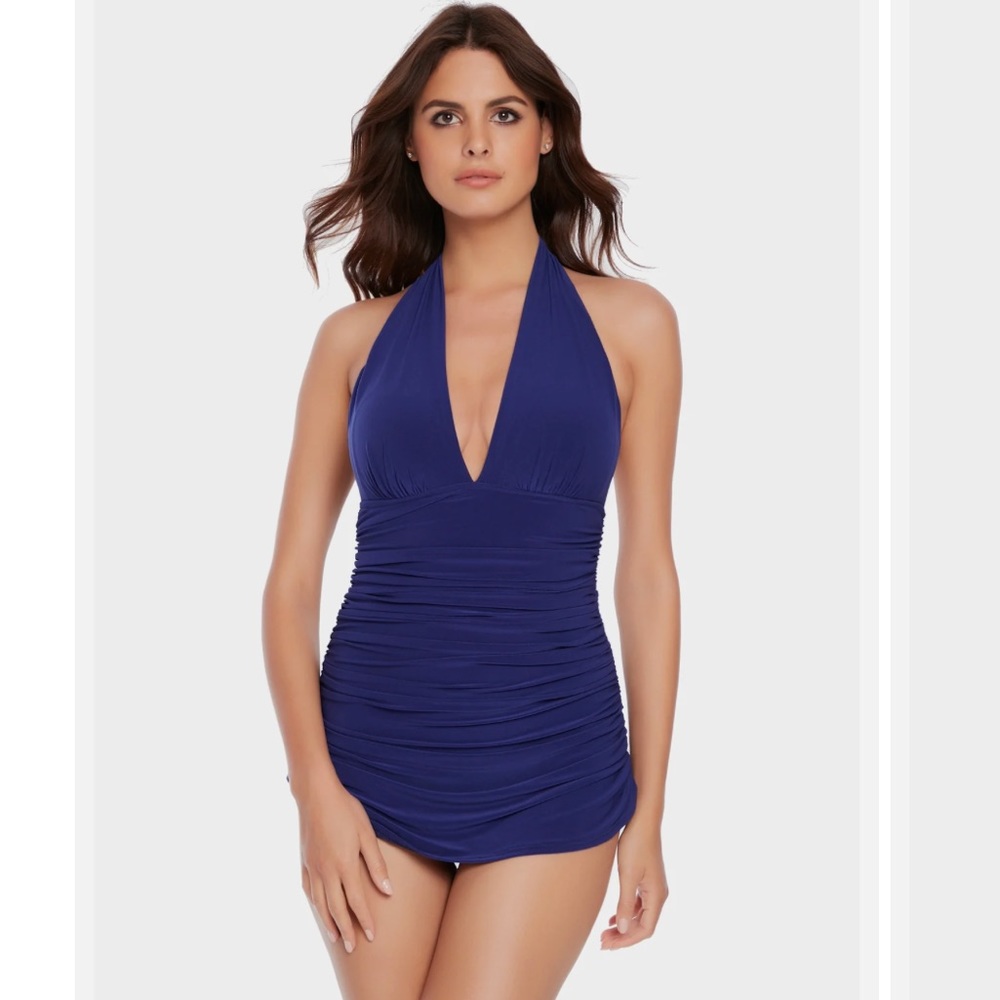 Magicsuit
Yvonne Halter Neck Tummy Control Swim Dress